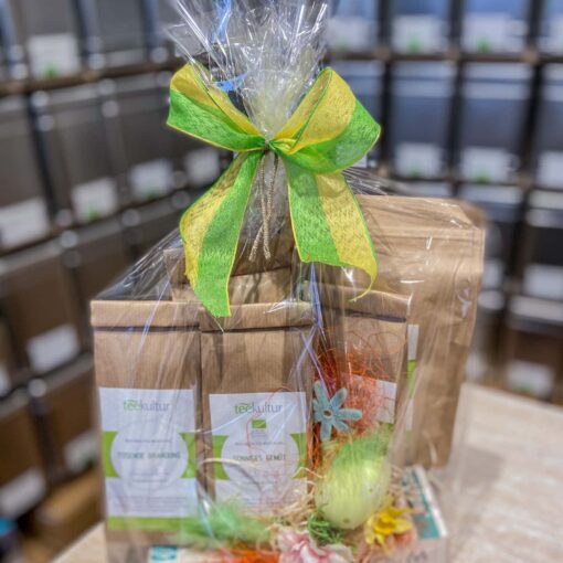 Teepräsent zu Ostern ist die perfekte Osterüberraschung für alle, die Tee lieben