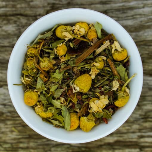 Kräutertee Geht durch den Magen