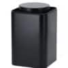 Teedose Elegant schwarz 100 g Stapelbare matte Teedose Elegant schwarz für ca. 100 g losen Tee aus Weißblech